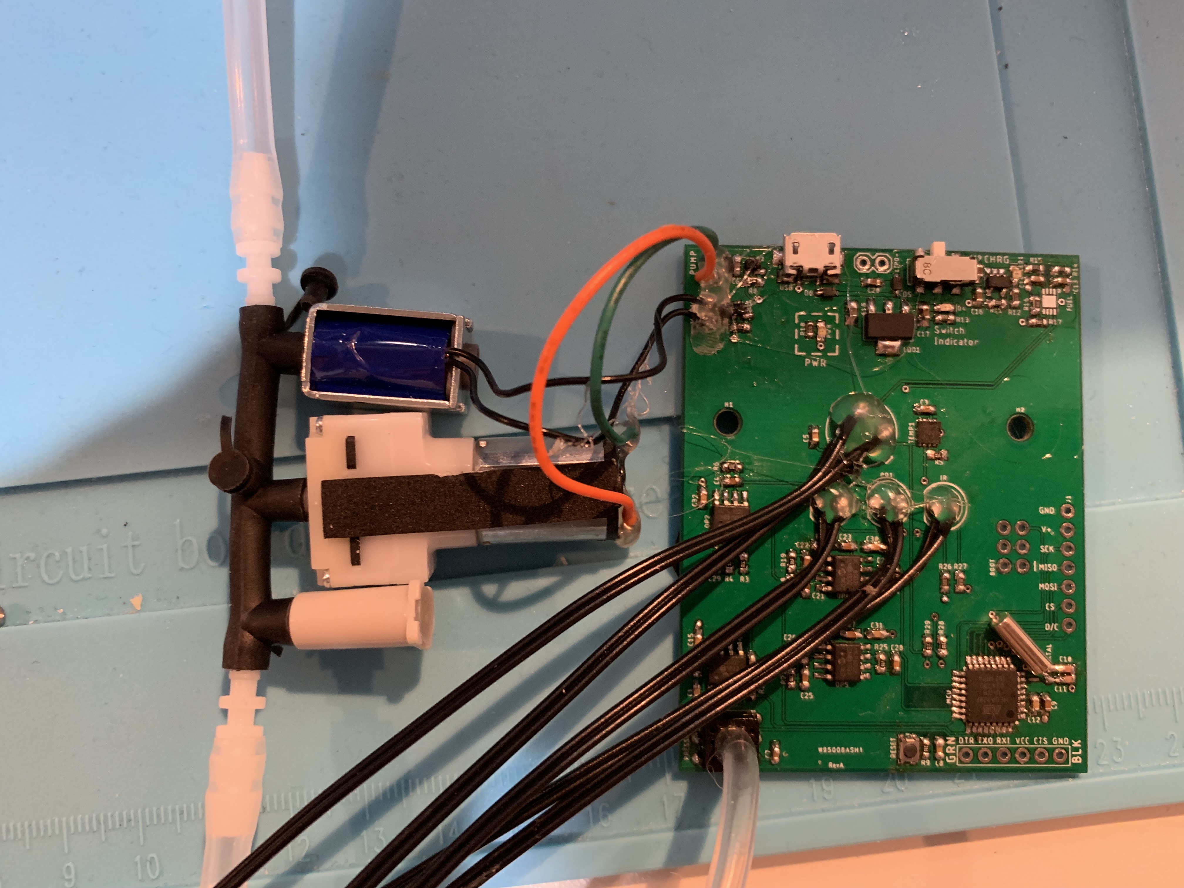 MediTrak PCB and Motor